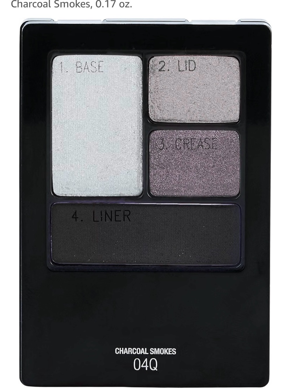 Maybelline Charcoal Smokes Eyeshadow Palette — Silver, Plum & Charcoal